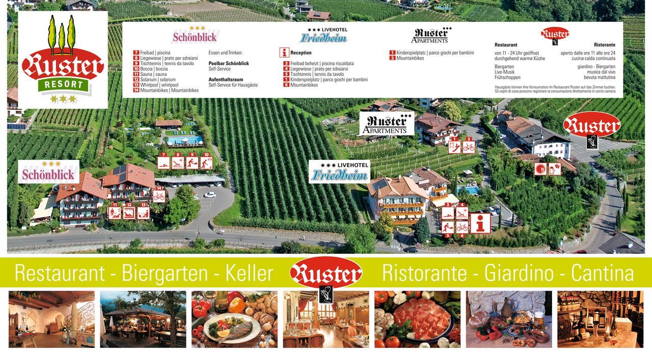 Ruster Resort Lagundo Eksteriør bilde